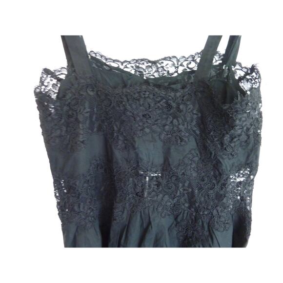 NWT J Crew Lace Black Dress Regenerative Cotton - Picture 5 of 8